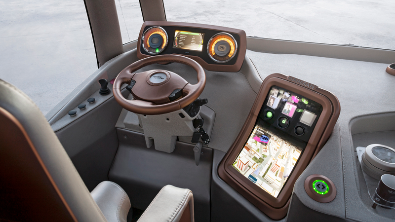 Illustration for article titled The Rinspeed Micro Max Is A Mini-Sized Bus From The Future